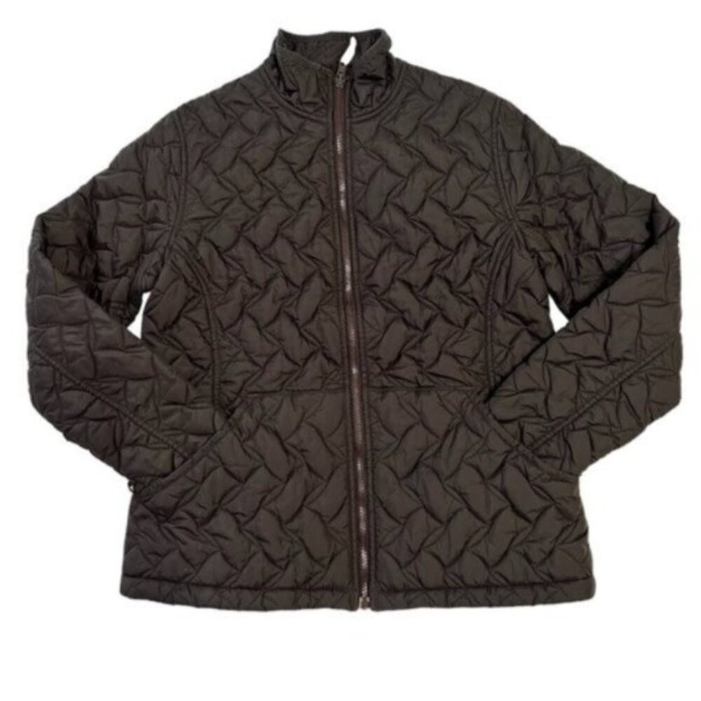 LANDS’ END quilted jacket with pockets